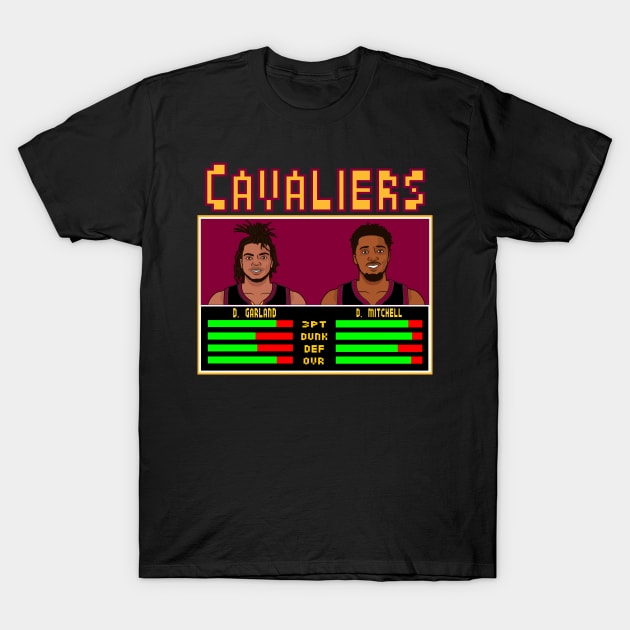 Jam Session - Cleveland Cavaliers - Garland & Mitchell T-Shirt by Docker Tees